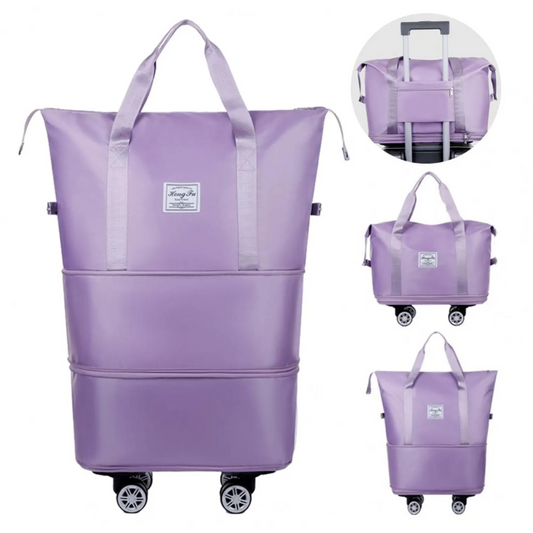 Bolso Maleta Viajero Expandible con Ruedas | Plegable, Impermeable y Portátil