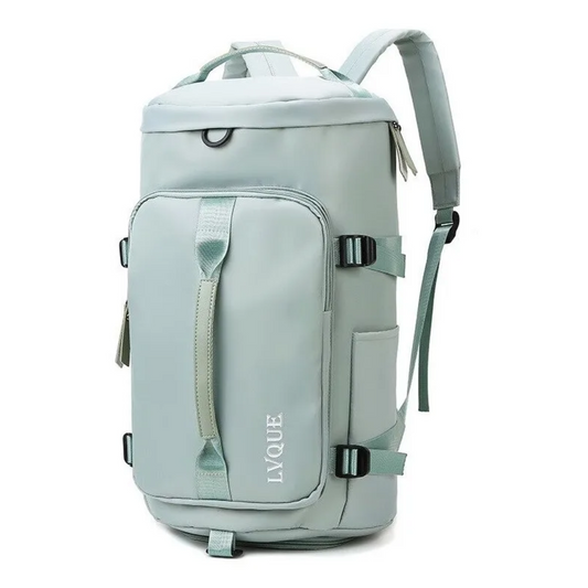 Mochila Impermeable Lvque Verde Claro | Bandolera Deportiva Unisex para Gimnasio y Viajes